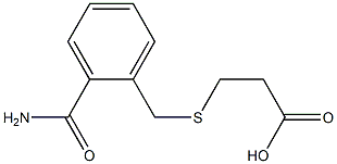 3-{[2-(aminocarbonyl)benzyl]thio}propanoic acid