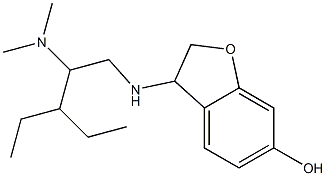 3-{[2-(dimethylamino)-3-ethylpentyl]amino}-2,3-dihydro-1-benzofuran-6-ol Structure