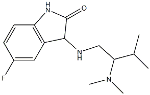 3-{[2-(dimethylamino)-3-methylbutyl]amino}-5-fluoro-2,3-dihydro-1H-indol-2-one