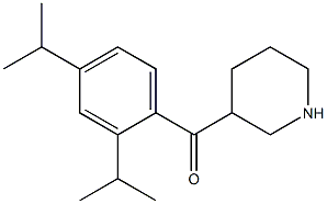 3-{[2,4-bis(propan-2-yl)phenyl]carbonyl}piperidine