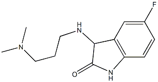3-{[3-(dimethylamino)propyl]amino}-5-fluoro-2,3-dihydro-1H-indol-2-one