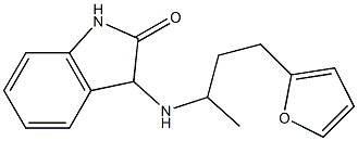 3-{[4-(furan-2-yl)butan-2-yl]amino}-2,3-dihydro-1H-indol-2-one Structure