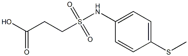 3-{[4-(methylsulfanyl)phenyl]sulfamoyl}propanoic acid