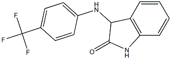 3-{[4-(trifluoromethyl)phenyl]amino}-2,3-dihydro-1H-indol-2-one|