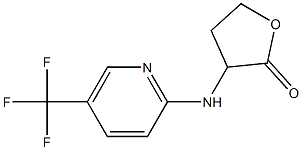 3-{[5-(trifluoromethyl)pyridin-2-yl]amino}oxolan-2-one,,结构式
