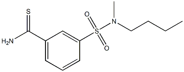  3-{[butyl(methyl)amino]sulfonyl}benzenecarbothioamide