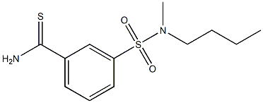 3-{[butyl(methyl)amino]sulfonyl}benzenecarbothioamide