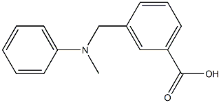  3-{[methyl(phenyl)amino]methyl}benzoic acid