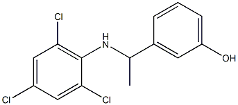  3-{1-[(2,4,6-trichlorophenyl)amino]ethyl}phenol