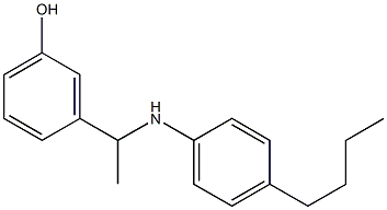 3-{1-[(4-butylphenyl)amino]ethyl}phenol