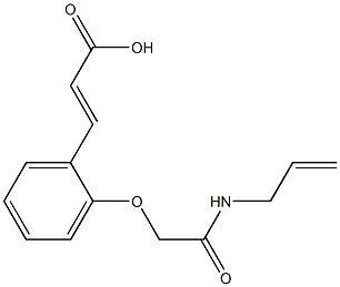 3-{2-[(prop-2-en-1-ylcarbamoyl)methoxy]phenyl}prop-2-enoic acid