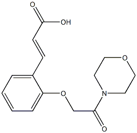 3-{2-[2-(morpholin-4-yl)-2-oxoethoxy]phenyl}prop-2-enoic acid