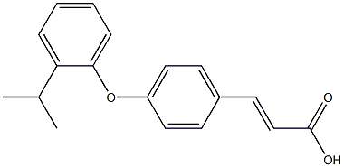  3-{4-[2-(propan-2-yl)phenoxy]phenyl}prop-2-enoic acid