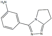 3-{5H,6H,7H-pyrrolo[2,1-c][1,2,4]triazol-3-yl}aniline 结构式