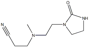  3-{methyl[2-(2-oxoimidazolidin-1-yl)ethyl]amino}propanenitrile