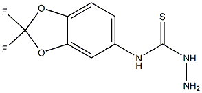 3-amino-1-(2,2-difluoro-2H-1,3-benzodioxol-5-yl)thiourea Structure