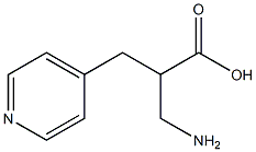 3-amino-2-(pyridin-4-ylmethyl)propanoic acid Struktur