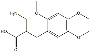 3-amino-2-[(2,4,5-trimethoxyphenyl)methyl]propanoic acid