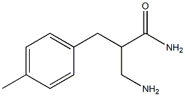 3-amino-2-[(4-methylphenyl)methyl]propanamide Struktur