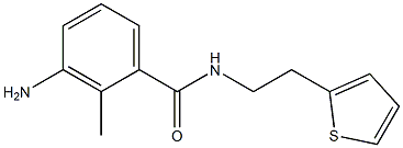 3-amino-2-methyl-N-(2-thien-2-ylethyl)benzamide Struktur
