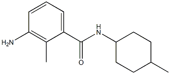 3-amino-2-methyl-N-(4-methylcyclohexyl)benzamide Struktur