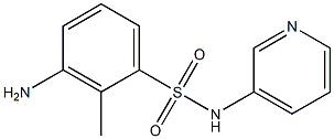 3-amino-2-methyl-N-(pyridin-3-yl)benzene-1-sulfonamide,,结构式