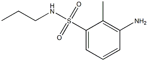 3-amino-2-methyl-N-propylbenzene-1-sulfonamide Structure