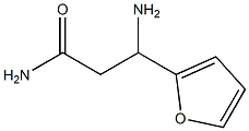 3-amino-3-(furan-2-yl)propanamide,,结构式