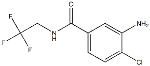 3-amino-4-chloro-N-(2,2,2-trifluoroethyl)benzamide 化学構造式