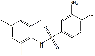 3-amino-4-chloro-N-(2,4,6-trimethylphenyl)benzene-1-sulfonamide Structure