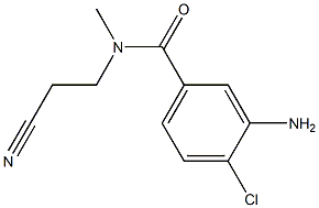  3-amino-4-chloro-N-(2-cyanoethyl)-N-methylbenzamide