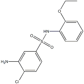 3-amino-4-chloro-N-(2-ethoxyphenyl)benzene-1-sulfonamide