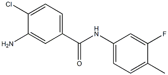 3-amino-4-chloro-N-(3-fluoro-4-methylphenyl)benzamide
