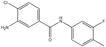  3-amino-4-chloro-N-(3-fluoro-4-methylphenyl)benzamide