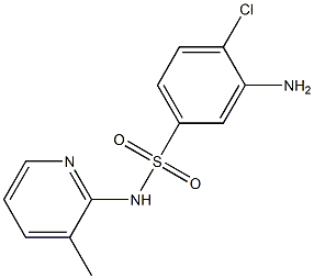 3-amino-4-chloro-N-(3-methylpyridin-2-yl)benzene-1-sulfonamide