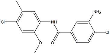 3-amino-4-chloro-N-(4-chloro-2-methoxy-5-methylphenyl)benzamide