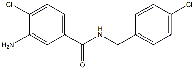 3-amino-4-chloro-N-[(4-chlorophenyl)methyl]benzamide