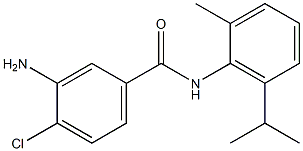 3-amino-4-chloro-N-[2-methyl-6-(propan-2-yl)phenyl]benzamide Structure