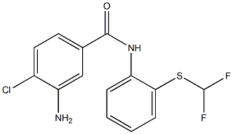 3-amino-4-chloro-N-{2-[(difluoromethyl)sulfanyl]phenyl}benzamide