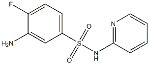 3-amino-4-fluoro-N-(pyridin-2-yl)benzene-1-sulfonamide,,结构式