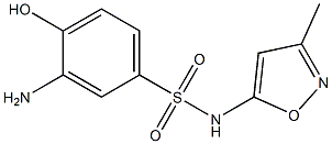 3-amino-4-hydroxy-N-(3-methyl-1,2-oxazol-5-yl)benzene-1-sulfonamide