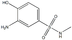 3-amino-4-hydroxy-N-methylbenzene-1-sulfonamide Struktur
