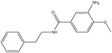  3-amino-4-methoxy-N-(2-phenylethyl)benzamide