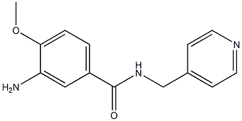 3-amino-4-methoxy-N-(pyridin-4-ylmethyl)benzamide|