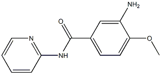 3-amino-4-methoxy-N-pyridin-2-ylbenzamide 化学構造式