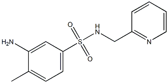 3-amino-4-methyl-N-(pyridin-2-ylmethyl)benzene-1-sulfonamide