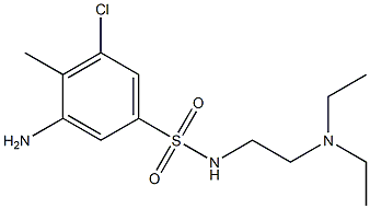 3-amino-5-chloro-N-[2-(diethylamino)ethyl]-4-methylbenzene-1-sulfonamide