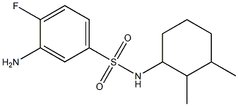3-amino-N-(2,3-dimethylcyclohexyl)-4-fluorobenzene-1-sulfonamide