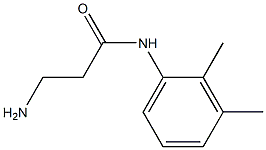 3-amino-N-(2,3-dimethylphenyl)propanamide 结构式