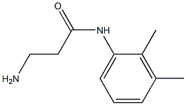 3-amino-N-(2,3-dimethylphenyl)propanamide 化学構造式